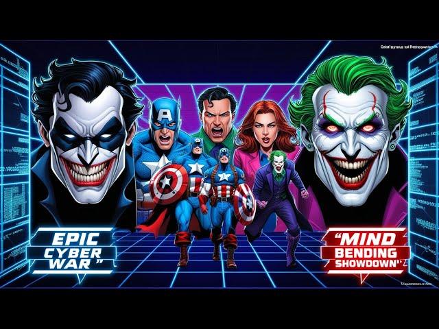 Epic Cyber War: Heroes vs. Joker in a Mind-Bending, Unstoppable Showdown!