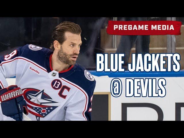 Metro Showdown in New Jersey!  Blue Jackets End Road trip Against the Devils! | Pregame Media