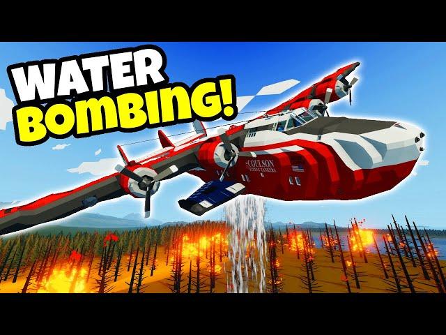 Water BOMBING WILDFIRES In Stormworks Multiplayer!