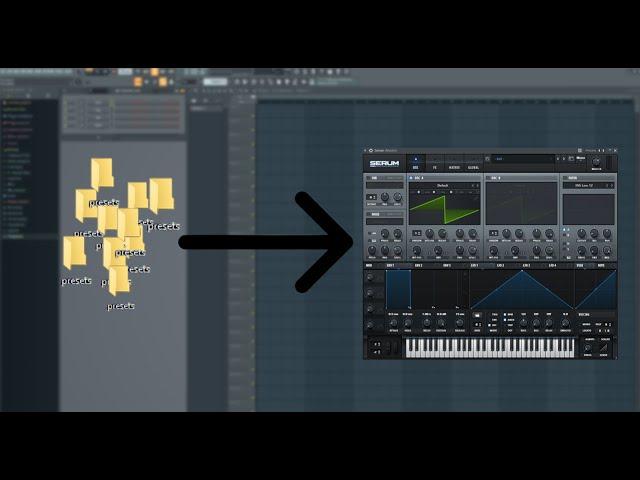 КАК БЫСТРО ДОБАВИТЬ ПРЕСЕТЫ | БАНКИ | В СЕРУМ | SERUM | FL STUDIO 20 | 2022 - 2023