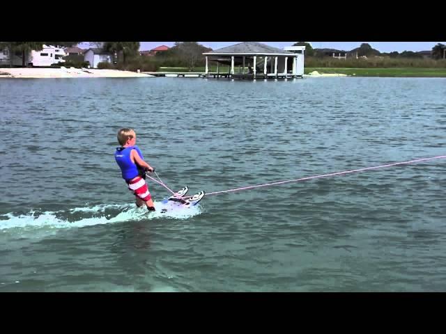 Teach Your Kids to Water Ski in 25 Seconds