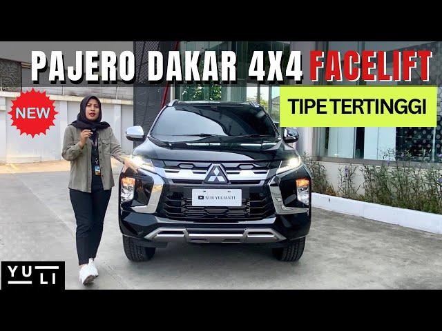 New‼️Pajero Dakar 4X4 Facelift 2024 Hitam - in depth tour Indonesia