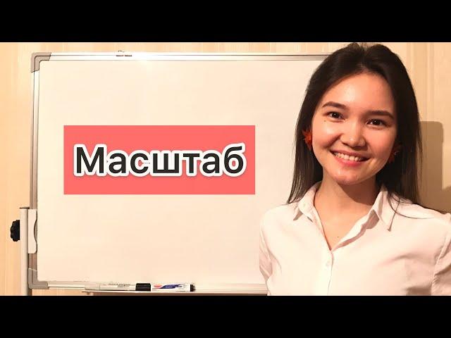 Математика 6 сынып: 1.8. Масштаб тақырыбы