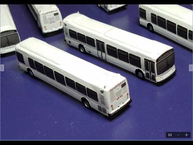 N Scale Bus Models! NABI Compobus 8/15/16 (last video?)