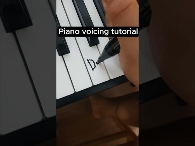 Piano Voicing Tutorial #piano