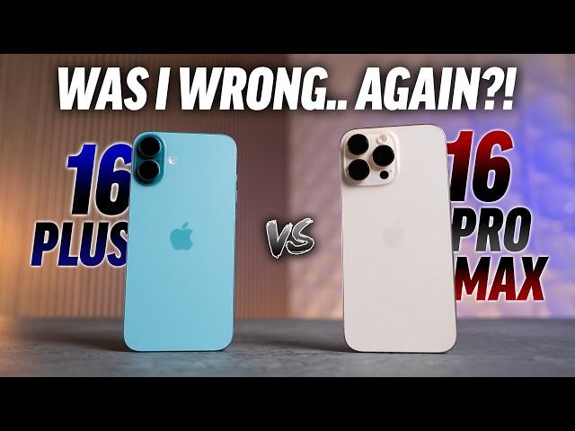 iPhone 16 Plus vs 16 Pro Max: REAL-World Differences after 1 Week!