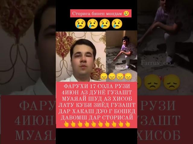 ТО ЧИ АНДОЗА ХАКИКАТ АСТ  ОË ФАРУХ ВАФОТ КАРД #рекомендации #2024 #топ @БОБОЙЛАНГАРИ @BOBOJON88