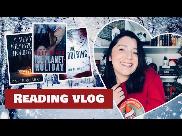 Reading Krampus Smut, Alien Romance and because I'm me, a Horror book  Romcomthon Reading Vlog