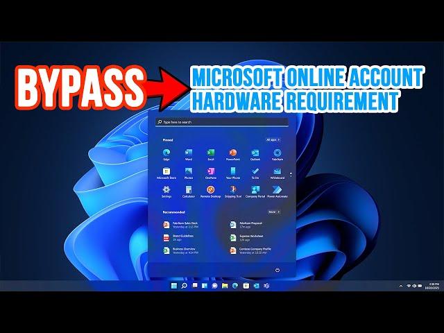 Windows 11 Clean Install with a Quick Hack on Skipping Microsoft Account and Hardware Checks