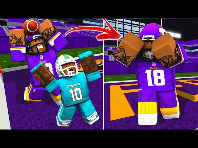 I GAVE JUSTIN JEFFERSON 99 SPEED IN ROBLOX FOOTBALL FUSION!