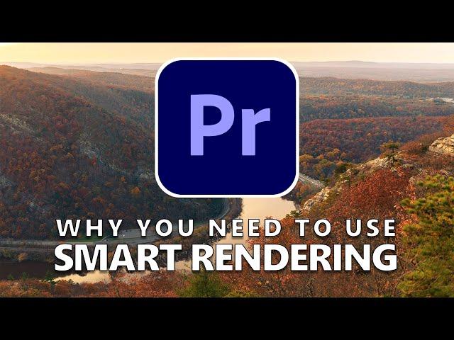 The SECRET to Exporting Much Faster in Premiere Pro | Smart Rendering