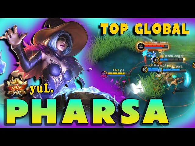 BEST BUILD PHARSA 2021 - BUILD PHARSA TOP GLOBAL MOBILE LEGENDS - PHARSA TOP GLOBAL MOBILE LEGEND