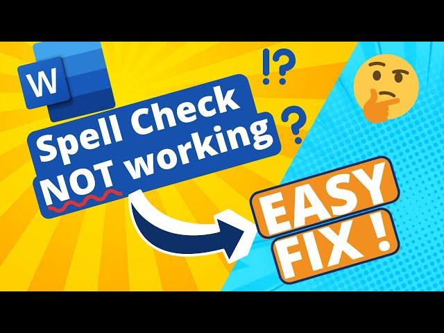 Spelling and Grammar Check not working in Microsoft Word 2023 - Easy Fix!