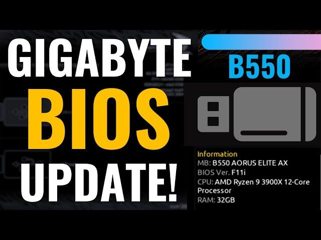  How to Update GIGABYTE BIOS (all B550 boards) 