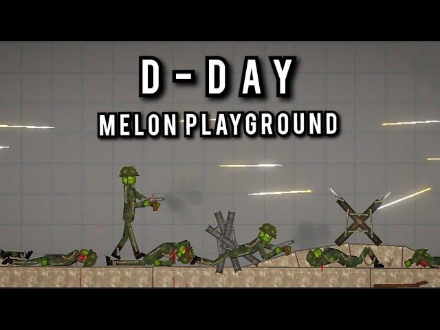 D-Day || Melon Playground || WW2