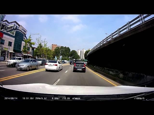 [루카스 블랙박스.lukas dashcam] LK-9500 주간 주행영상(전방)