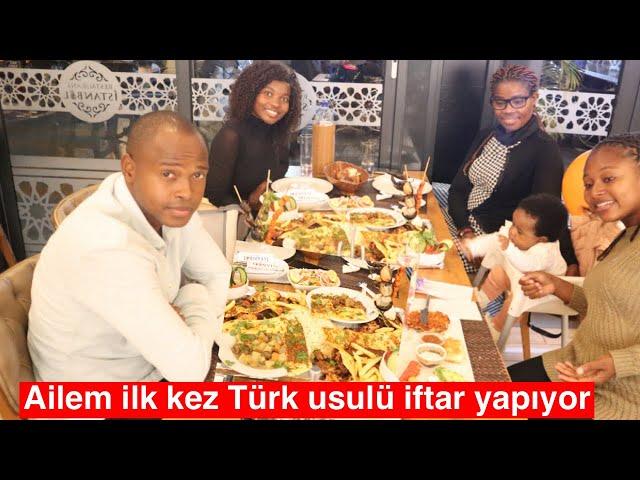 Ailemin Türk Yemeklerine tepkisi | İstanbul restoran - Mozambik