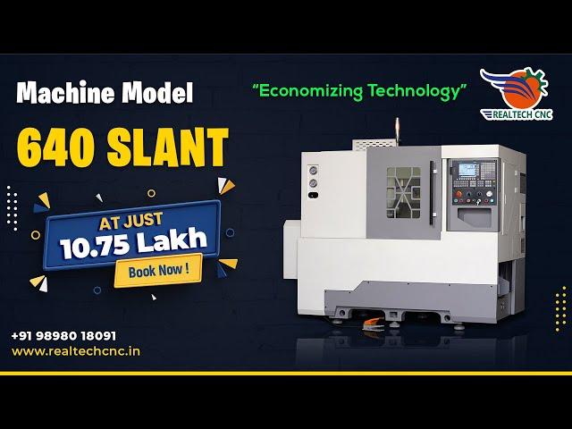 Model : 640 SLANT Bed | RealTech CNC Machine VD-351