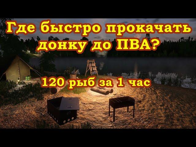 Где быстро прокачать донку до 100%, до ПВА. Лучшее место на данный момент. Успевай пока работает.