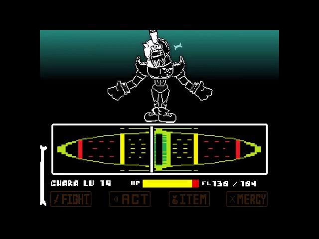 Reboot! REVENGE the unseen ending ACT2 Great Papyrus battle! [Demo,undertale fangame]