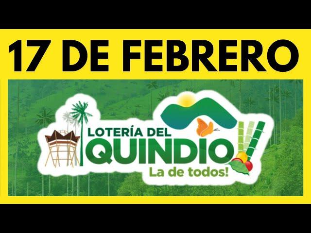 Resultado LOTERIA del QUINDIO Jueves 17 de FEBRERO de 2022 (SORTEO - NUMERO GANADOR) 