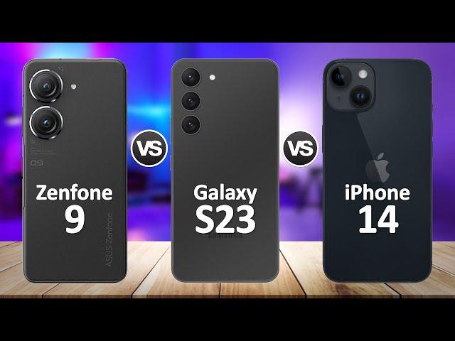 Samsung Galaxy S23 VS iPhone 14 VS Asus Zenfone 9