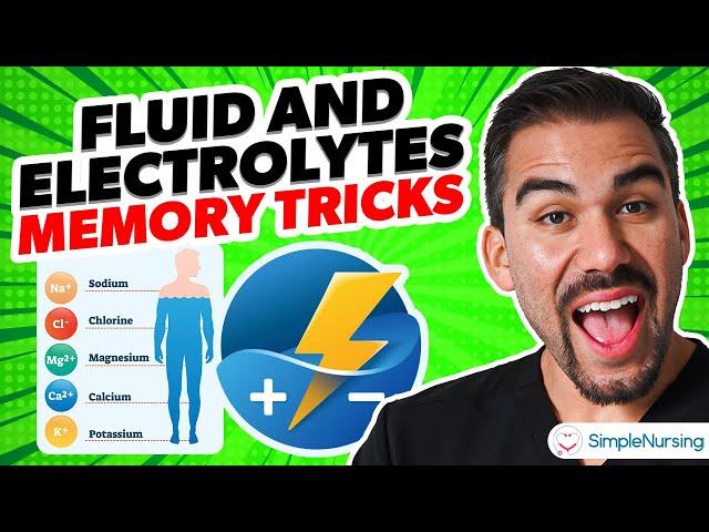 Fluid and Electrolytes Visual Memorization Tricks for NCLEX RN & LPN