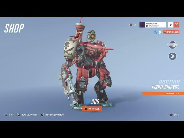 Legendary Skin for Bastion (Pirate Ship), S3 Store Update. [Overwatch 2 - Highlight - Feb.23]