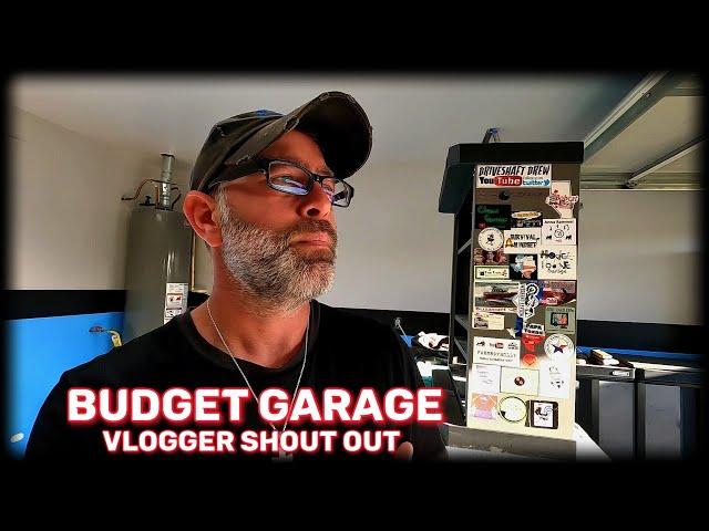 Episode 456 - BubbasGarageTv - Garage Makeover on a Budget | Vlogger Shout Out