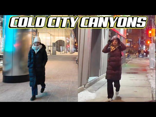 Crisp Canyons: A Walk East Along Adelaide St Into Downtown Toronto & Up Victoria St To Dundas Square