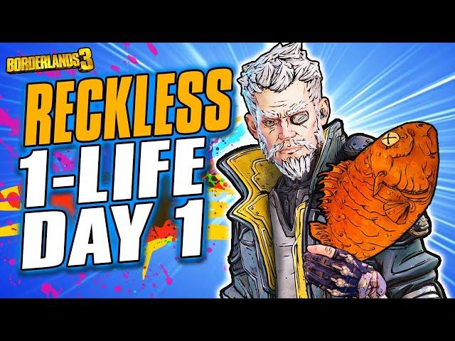 Borderlands 3 | Reckless One Life Zane | Day #1