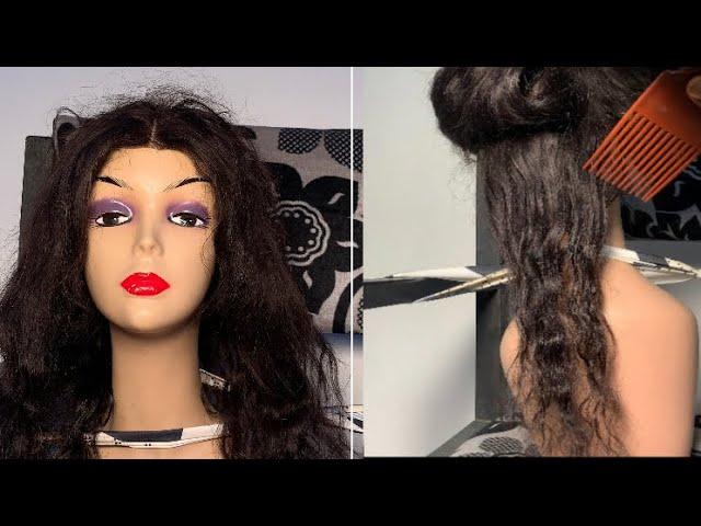 RE-Vamping My Wig With Difficulties | So embarrassing ‍️‍️