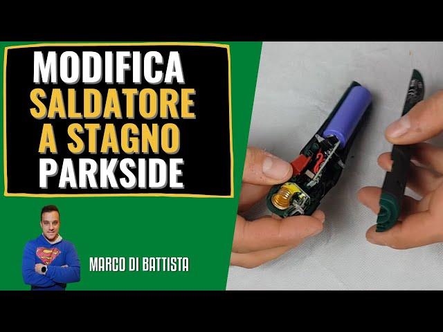 MODIFICA sul saldatore a stagno RICARICABILE Parkside. PLKA 4 A2