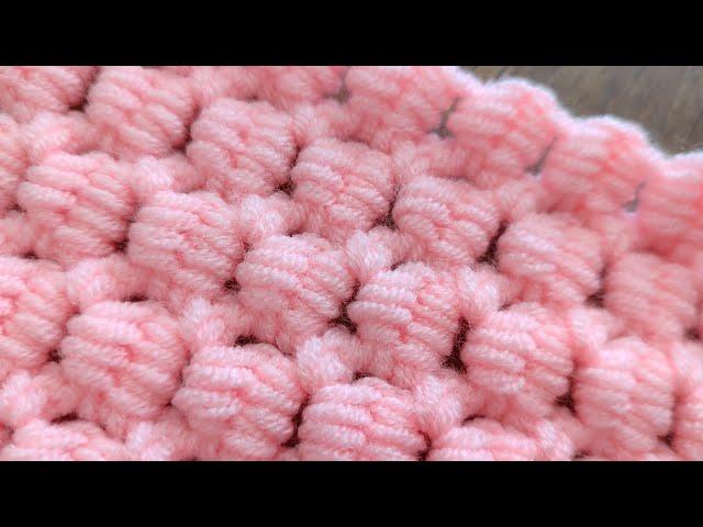 SUPER EASY Crochet Pattern for beginners! Crochet stitch for baby blanket & bag