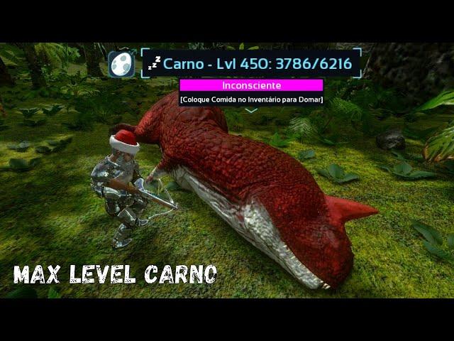 MAX LEVEL CARNO TAMING!! |ARK SURVIVAL EVOLVED MOBILE EP5 S1 (domando carnotauro level máximo)