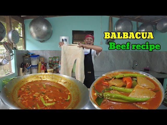 How to cook BALBACUA balat ng baka | Beef recipe | Lutong pinoy