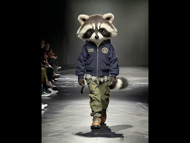 Furry Runway Chaos! Animals Steal the Show