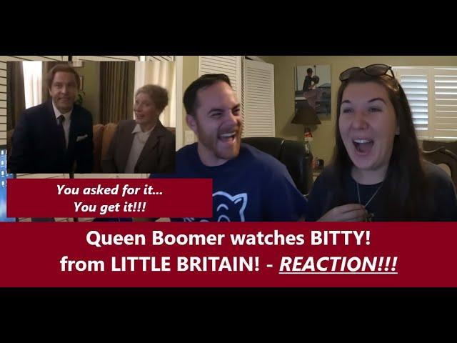 Americans React | LITTLE BRITAIN BITTY | Reaction