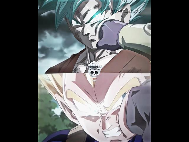 Goku x Vegeta vs Beerus and Frieza ️ #goku #vegeta #dbs #bills #skulledit