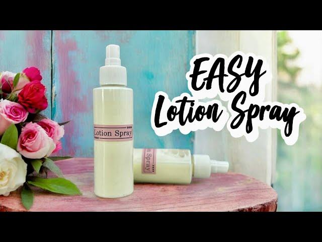 Make This Easy Spray-On Body Lotion For an Instant Glow!