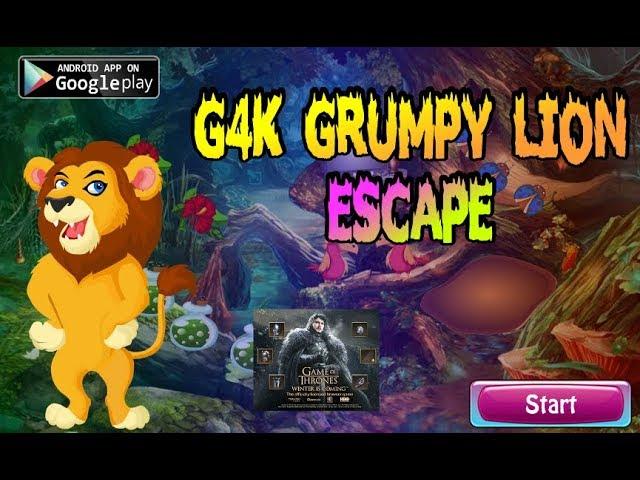 G4K Grumpy Lion Escape Walkthrough [Games4King]