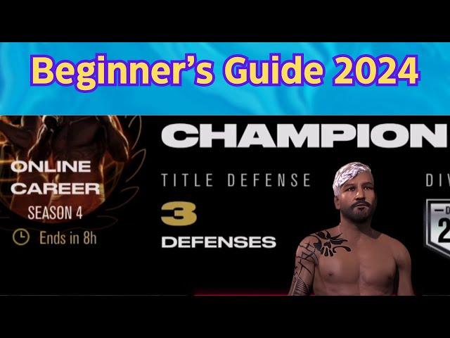 UFC 5 Online Career: Starter Guide 2024