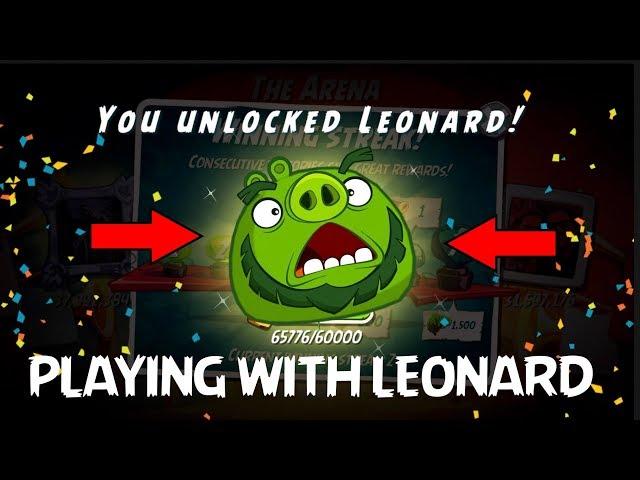 Angry Birds 2 | First Time Playing With Leonard!!! NEW PIG GAMEPLAY !!