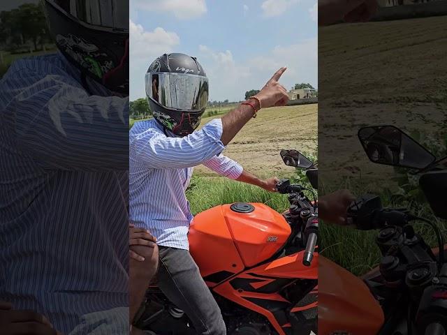 Aaj Ktm 390 Vs Bullet Race Karwa Di #vlog #bluebox