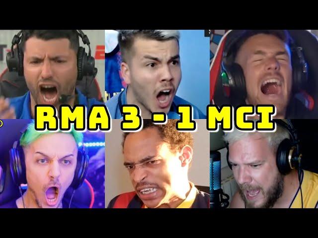 BEST COMPILATION | REAL MADRID VS MAN CITY 3-1 | PART 2 | LIVE REACTIONS | REACCIÓN | FANS CHANNEL