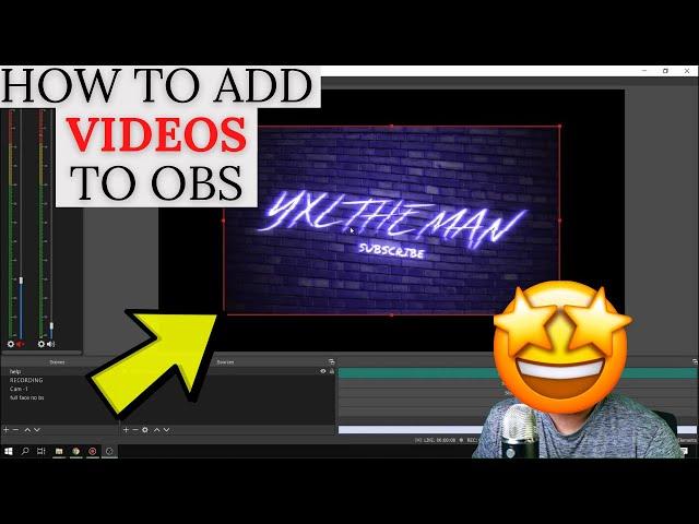 How To ADD MEDIA SOURCE In OBS STUDIO // How To ADD Videos Into OBS STUDIO