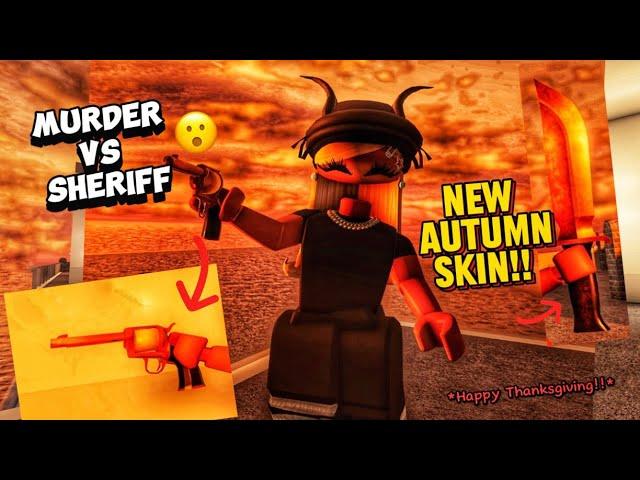 NEW AUTUMN SKIN/EFFECT!  | Murder Vs Sheriff | MVS Update!!