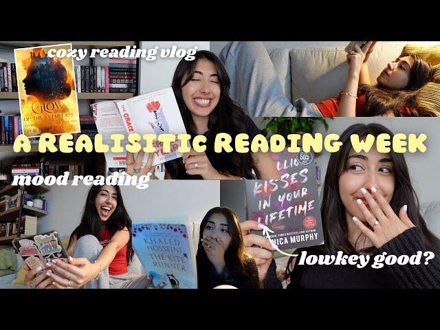 how much I realistically read in a week as a booktuber who works a 9-5