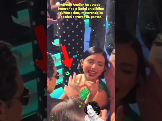 Angela Aguilar MUESTRA DESINTERES por Christian Nodal mientras habla con Marc Anthony #angelaaguilar