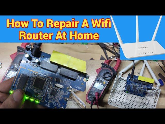 How To Repair Wifi Router At Home | Wifi Router Dead Soloution